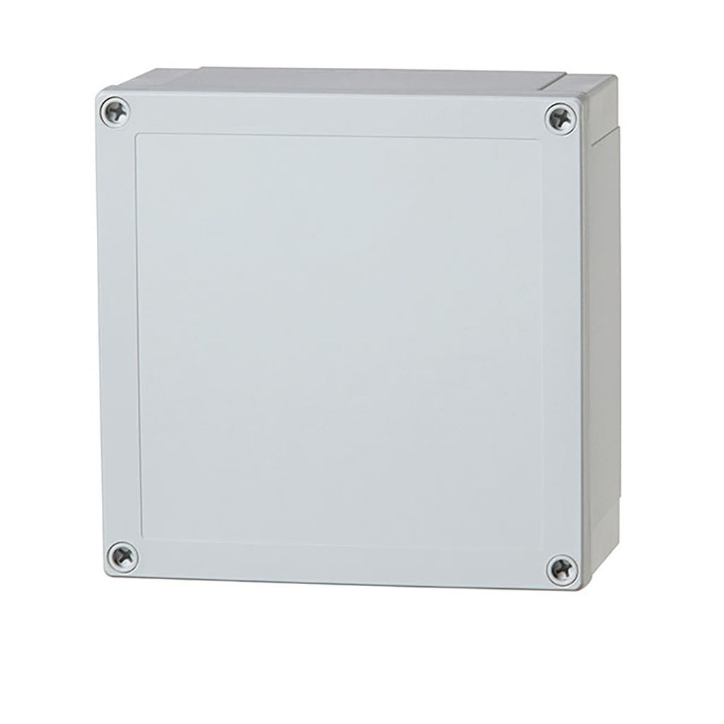 Plastic Enclosure Box, NEMA 4X, Gray Screw Cover, 5 x 5 x 3 Inch