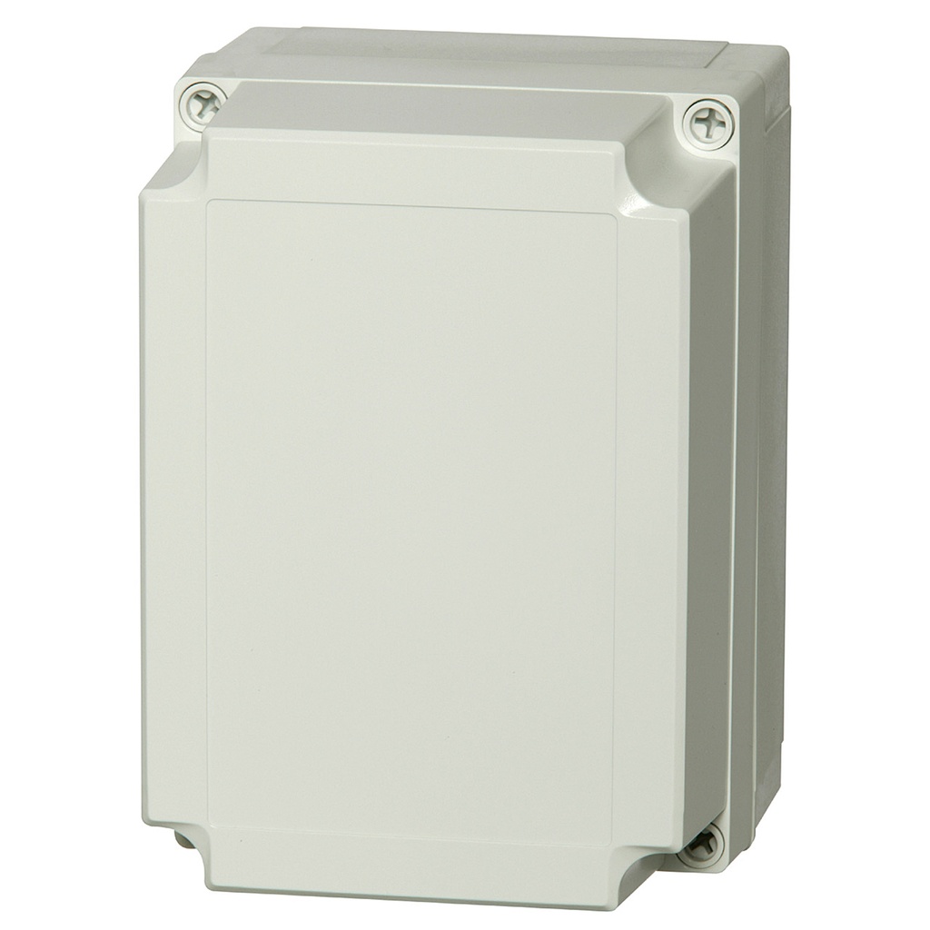 Plastic Enclosure Box, NEMA 4X, Gray Screw Cover, 7 x 5 x 4 Inch