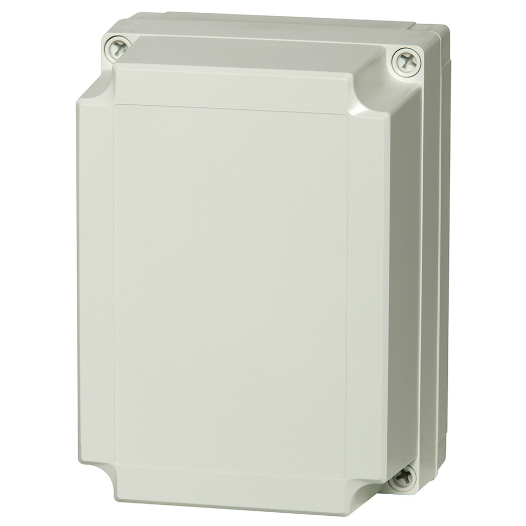 Plastic Enclosure Box, NEMA 4X, Gray Screw Cover, 7 x 5 x 4 Inch