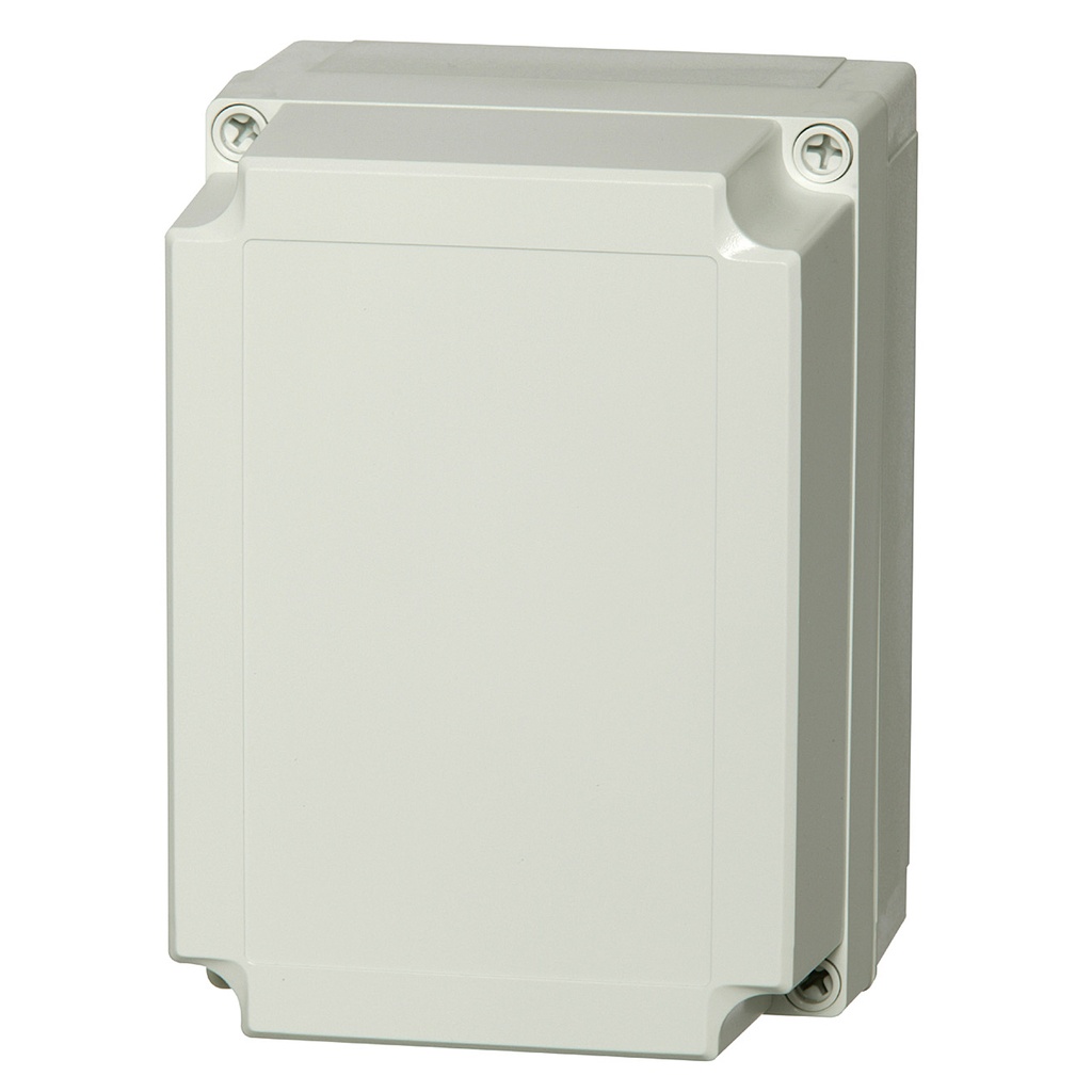 Plastic Enclosure Box, NEMA 4X, Gray Screw Cover, 7 x 5 x 6 Inch