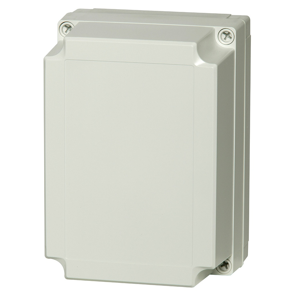 Plastic Enclosure Box, NEMA 4X, Gray Screw Cover, 7 x 5 x 2 Inch