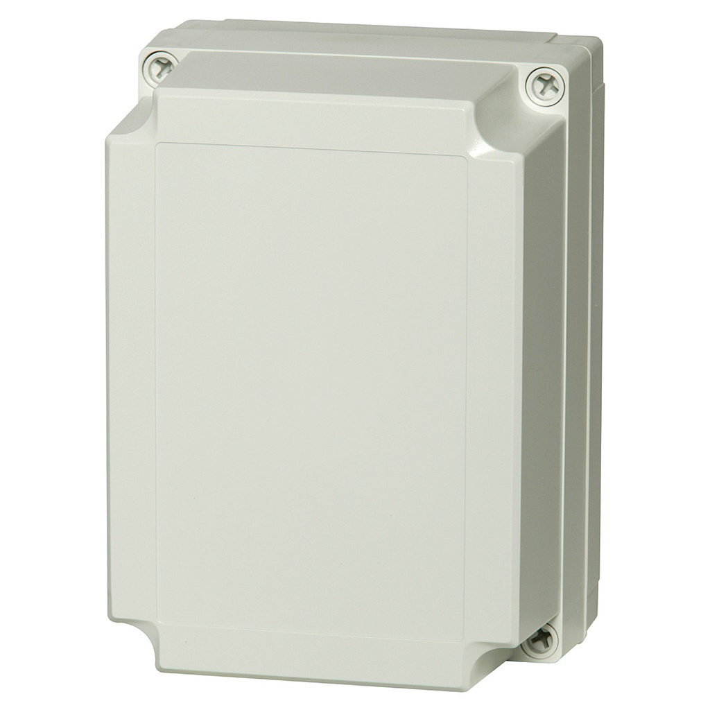 Plastic Enclosure Box, NEMA 4X, Gray Screw Cover, 7 x 5 x 2.5 Inch