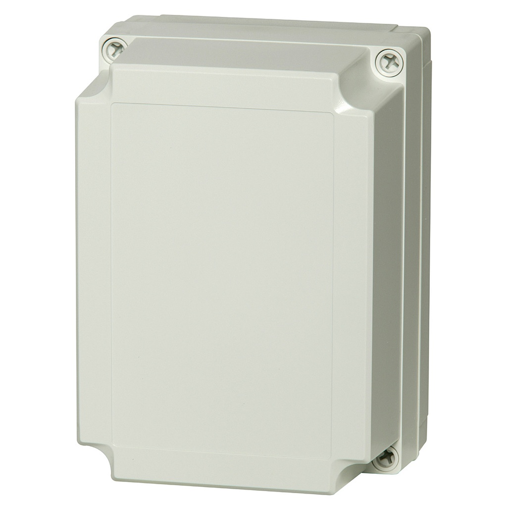 Plastic Enclosure Box, NEMA 4X, Gray Screw Cover, 7 x 5 x 3 Inch