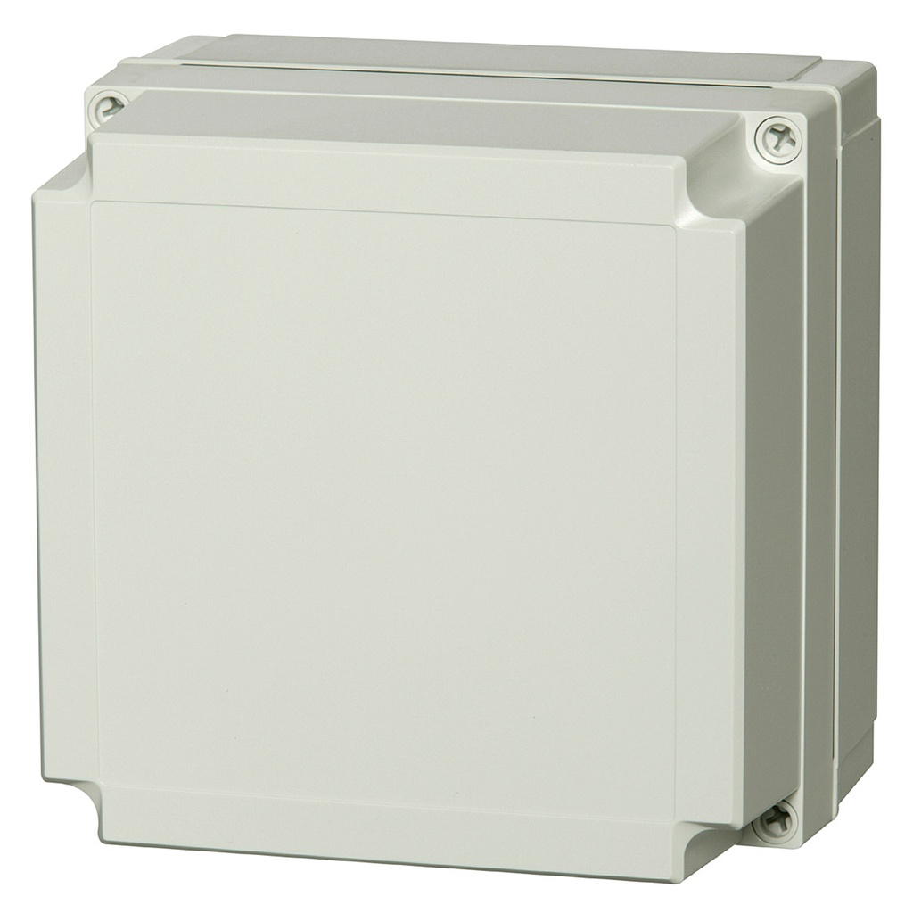 Plastic Enclosure Box, NEMA 4X, Gray Screw Cover, 7 x 7 x 4 Inch