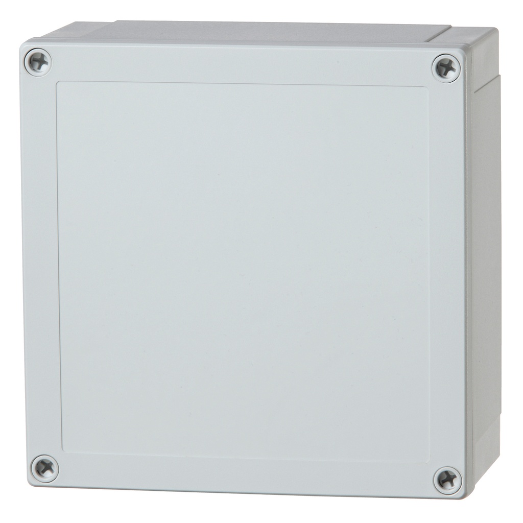 Plastic Enclosure Box, NEMA 4X, Gray Screw Cover, 7 x 7 x 5 Inch