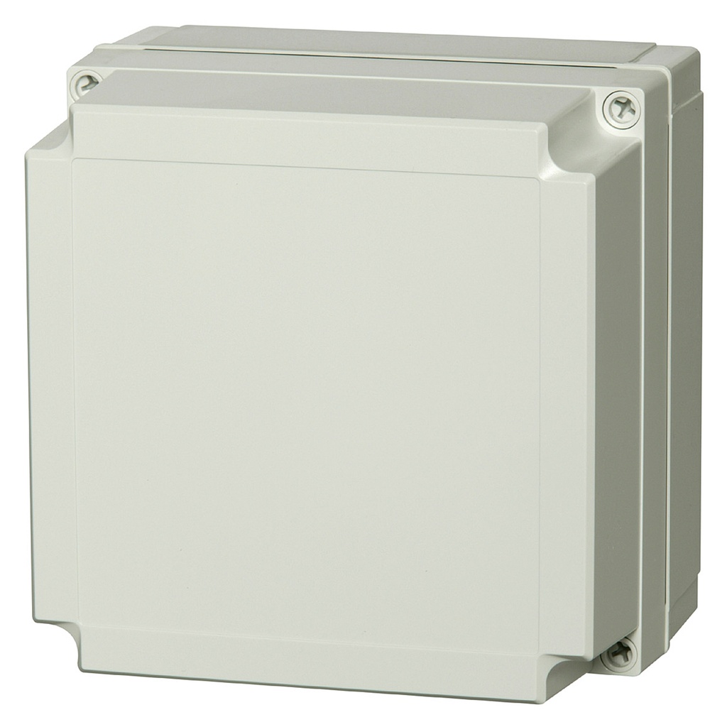 Plastic Enclosure Box, NEMA 4X, Gray Screw Cover, 7 x 7 x 6 Inch