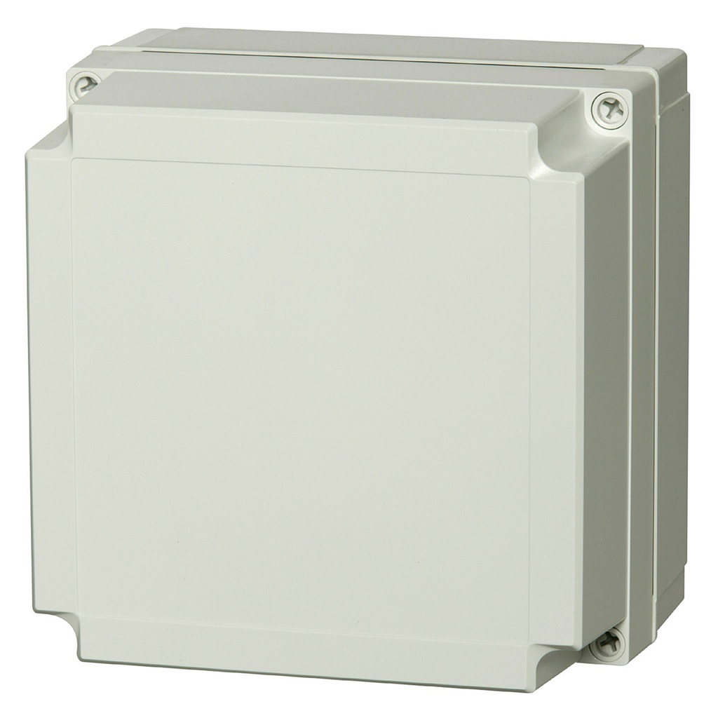 Plastic Enclosure Box, NEMA 4X, Gray Screw Cover, 7 x 7 x 3 Inch