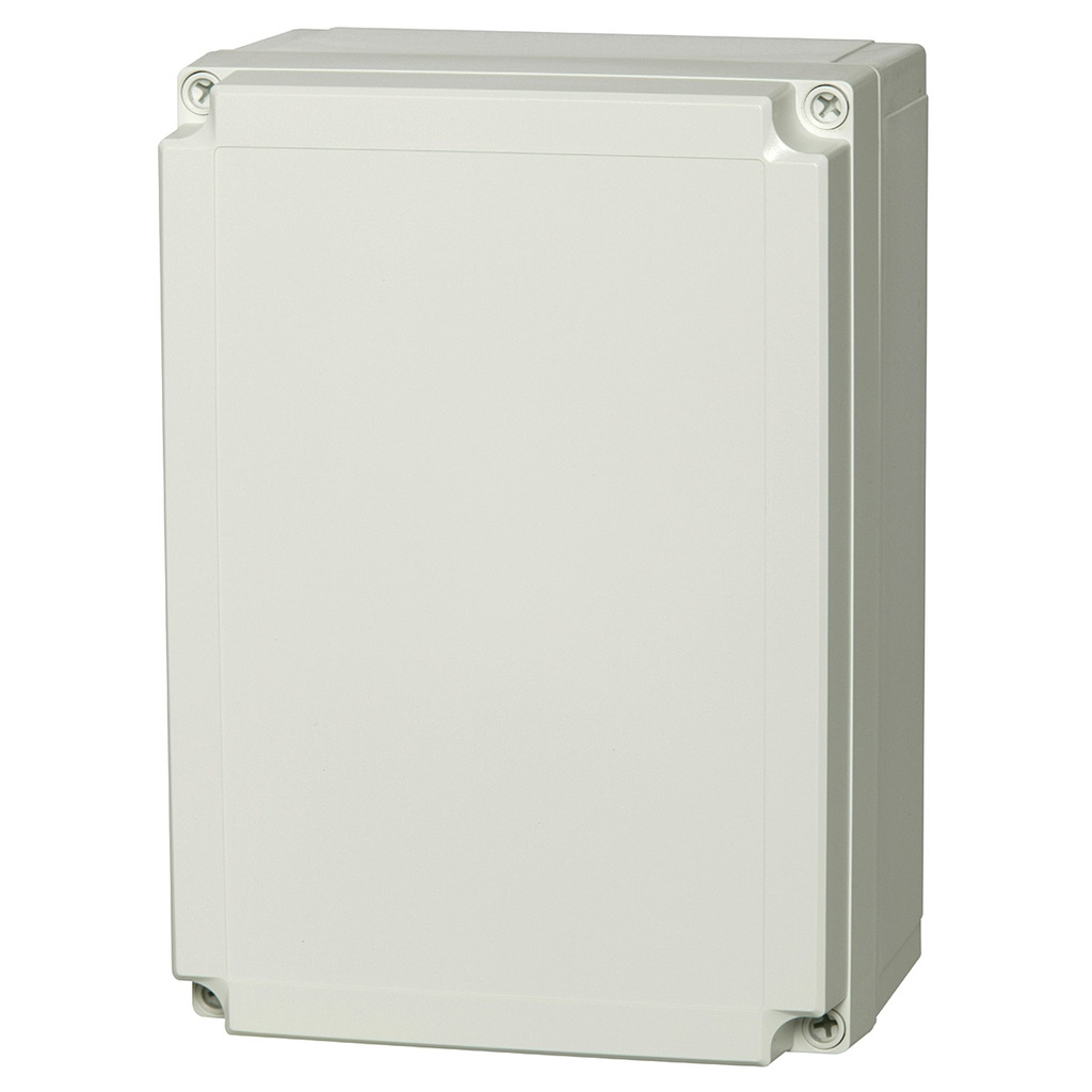 Plastic Enclosure Box, NEMA 4X, Gray Screw Cover, 10 x 7 x 4 Inch