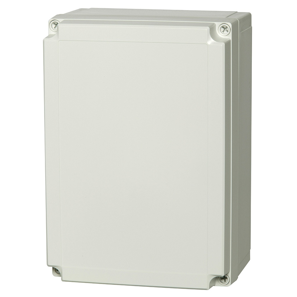 Plastic Enclosure Box, NEMA 4X, Gray Screw Cover, 10 x 7 x 5 Inch