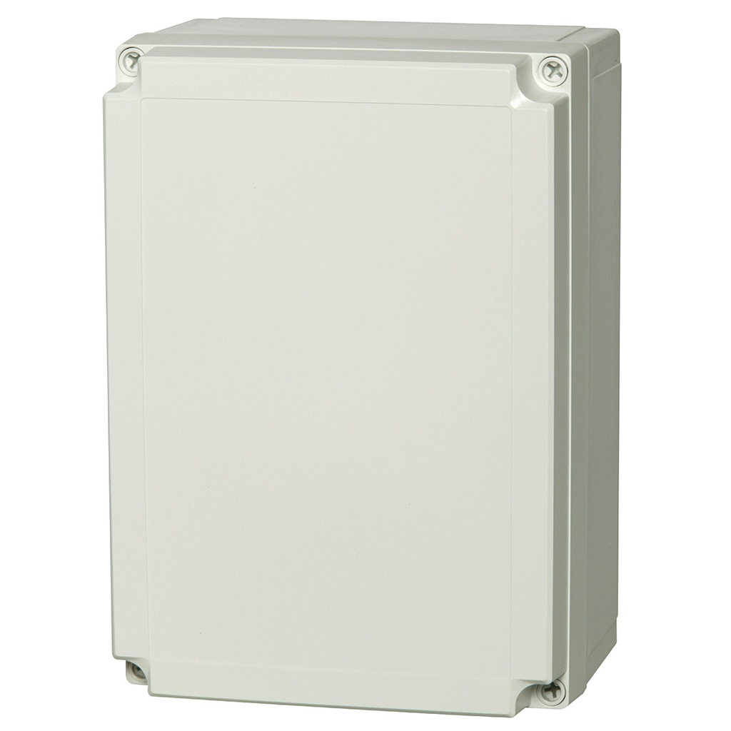 Plastic Enclosure Box, NEMA 4X, Gray Screw Cover, 10 x 7 x 6 Inch