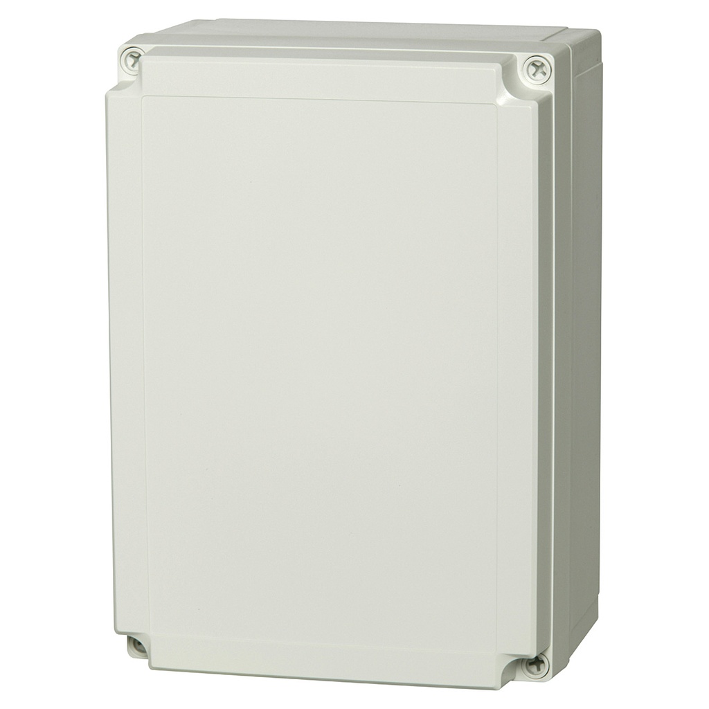 Plastic Enclosure Box, NEMA 4X, Gray Screw Cover, 10 x 7 x 7 Inch