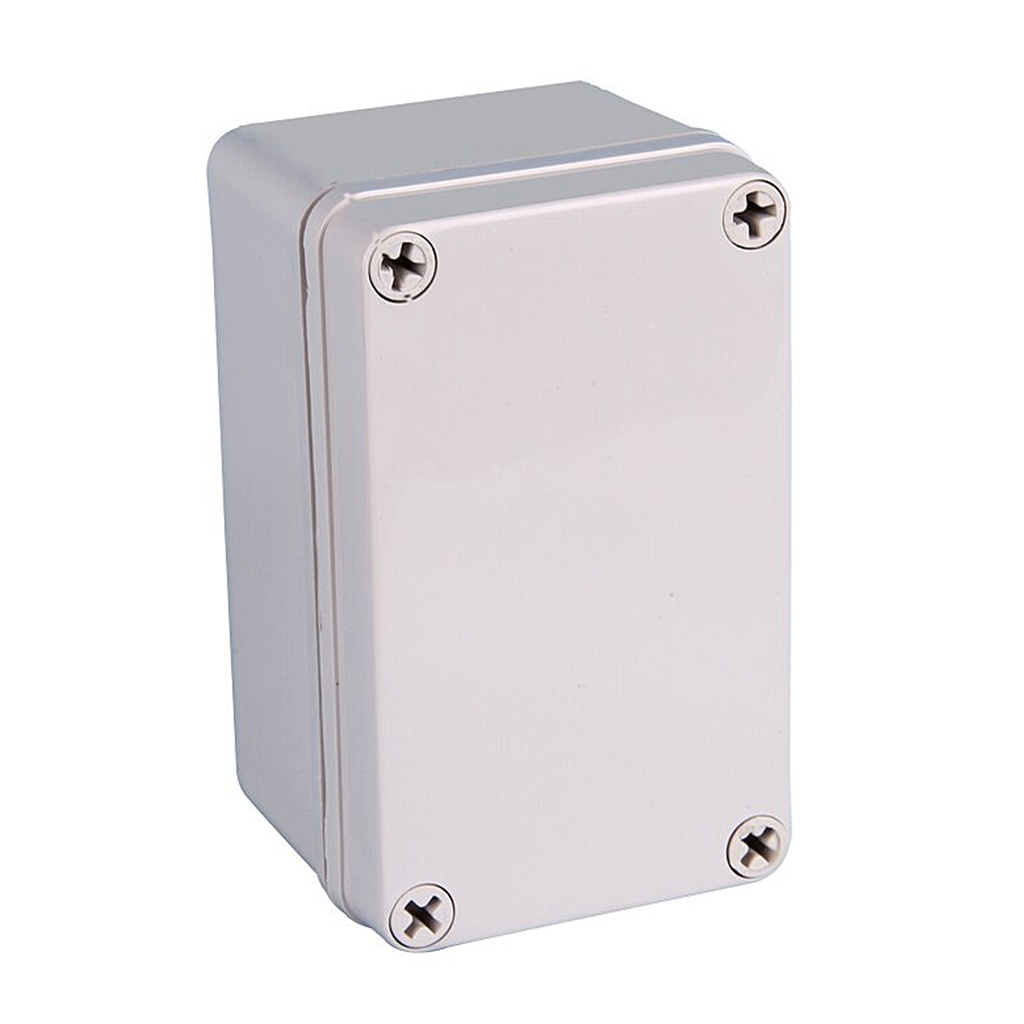 Plastic Electrical Enclosure, 4.3x3x2 Inches, Gray Screw Cover