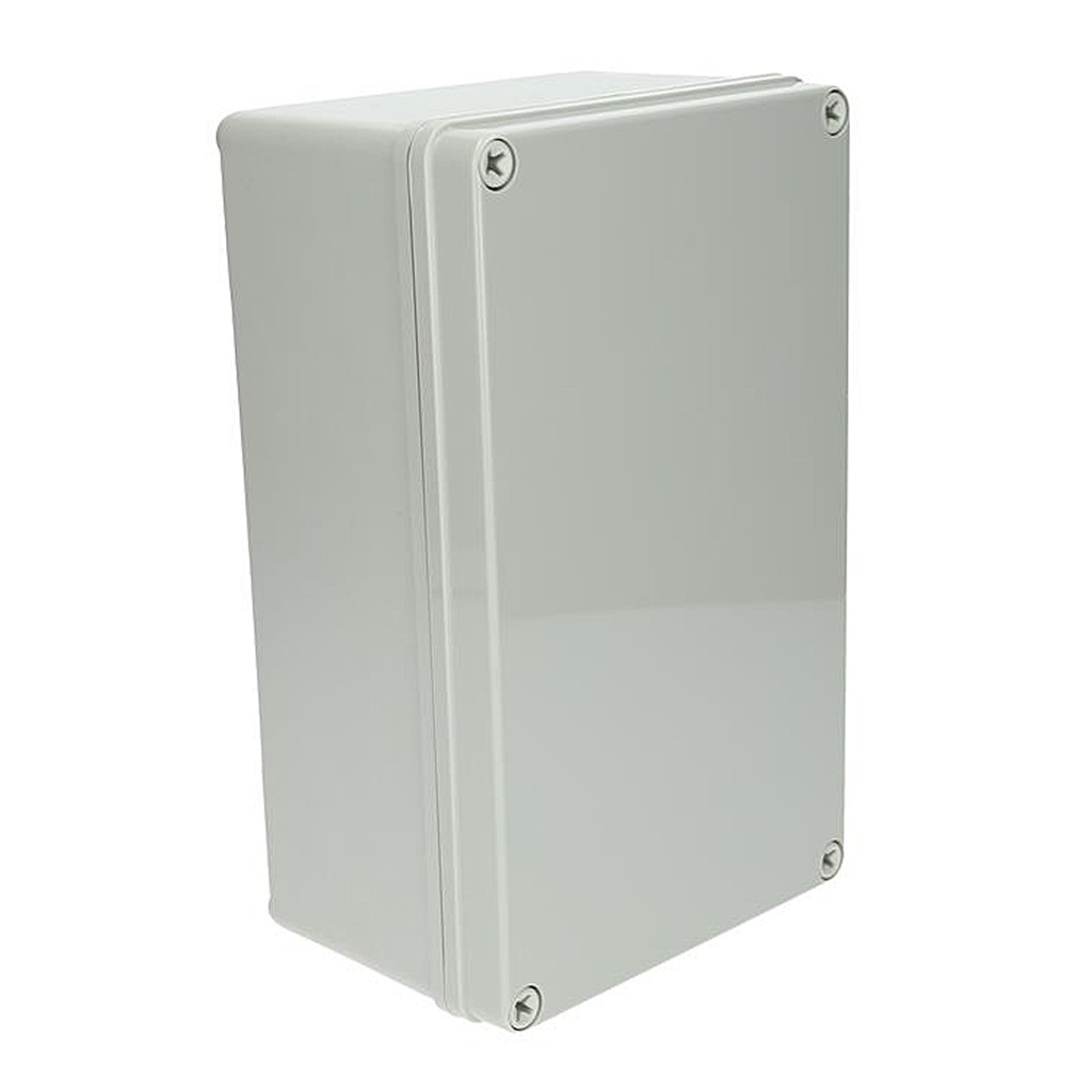 Plastic Electrical Enclosure, 9x3x2 Inches, Gray Screw Cover