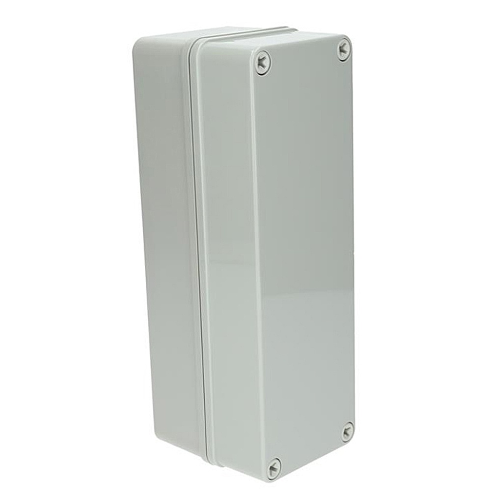 Plastic Electrical Enclosure, 6.7x5x4 Inches, Gray Screw Cover