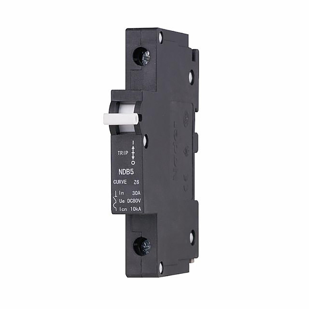 10 Amp, 1 Pole, 240V AC, Trip Curve: C, DIN Rail Mount-Hydraulic-Magnetic Circuit Breaker, UL1077