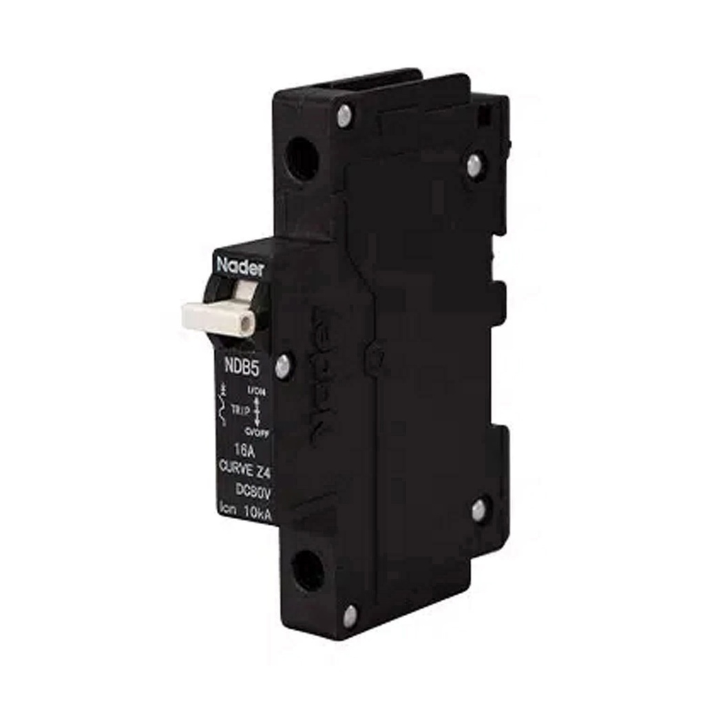 15 Amp, 1 Pole, 80V DC, Trip Curve: C, DIN Rail Mount-Hydraulic-Magnetic Circuit Breaker, UL1077