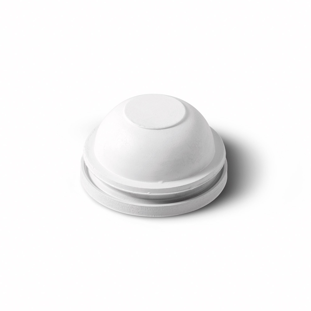 Rubber Button Cover, White