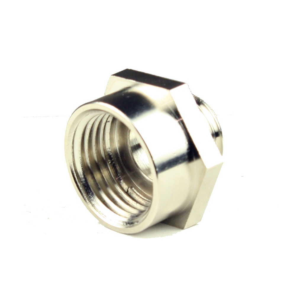 M16-1.5 to 1/2" NPT Thread Adapter | Metric to NPT Conversion | Metal | M16 Male to 1/2" NPT Female | Industrial Thread Adapter