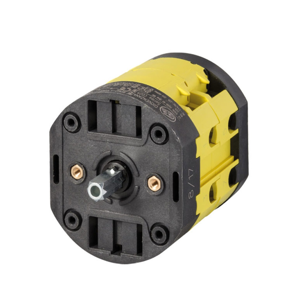 Rotary Cam Switch, 2 Position, On-Off, Load Break Switch, 1 Pole, 32A, 600Vac, Rear Panel, Door Mount