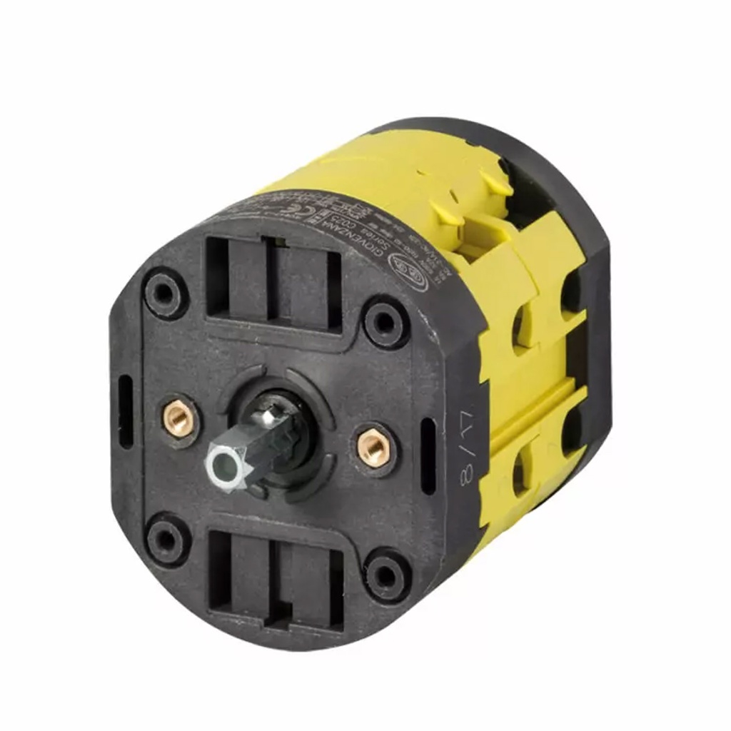 Rotary Cam Switch, 2 Position, On-Off, Load Break Switch, 5 Pole, 40A, 600Vac, Rear Panel, Door Mount