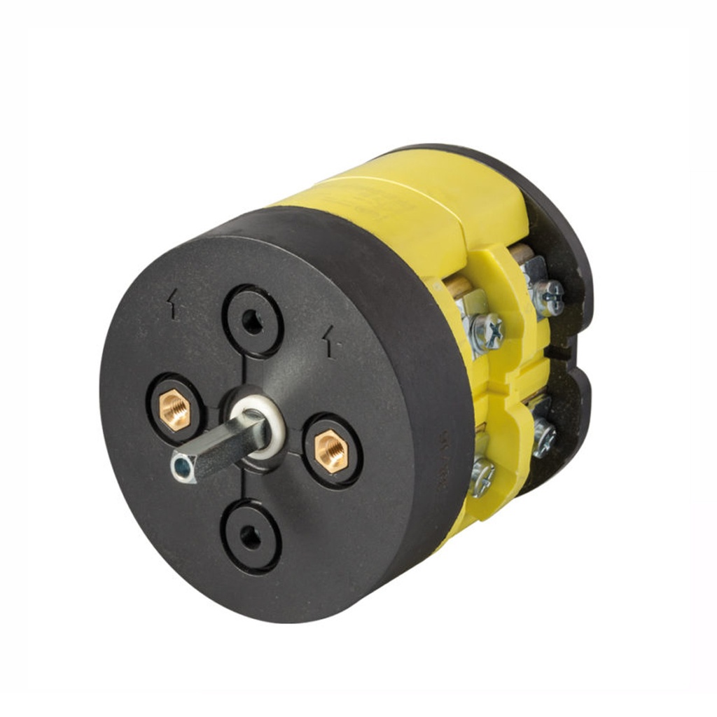 Rotary Cam Switch, 2 Position, On-Off, Load Break Switch, 2 Pole, 80A, 600Vac, Rear Panel, Door Mount