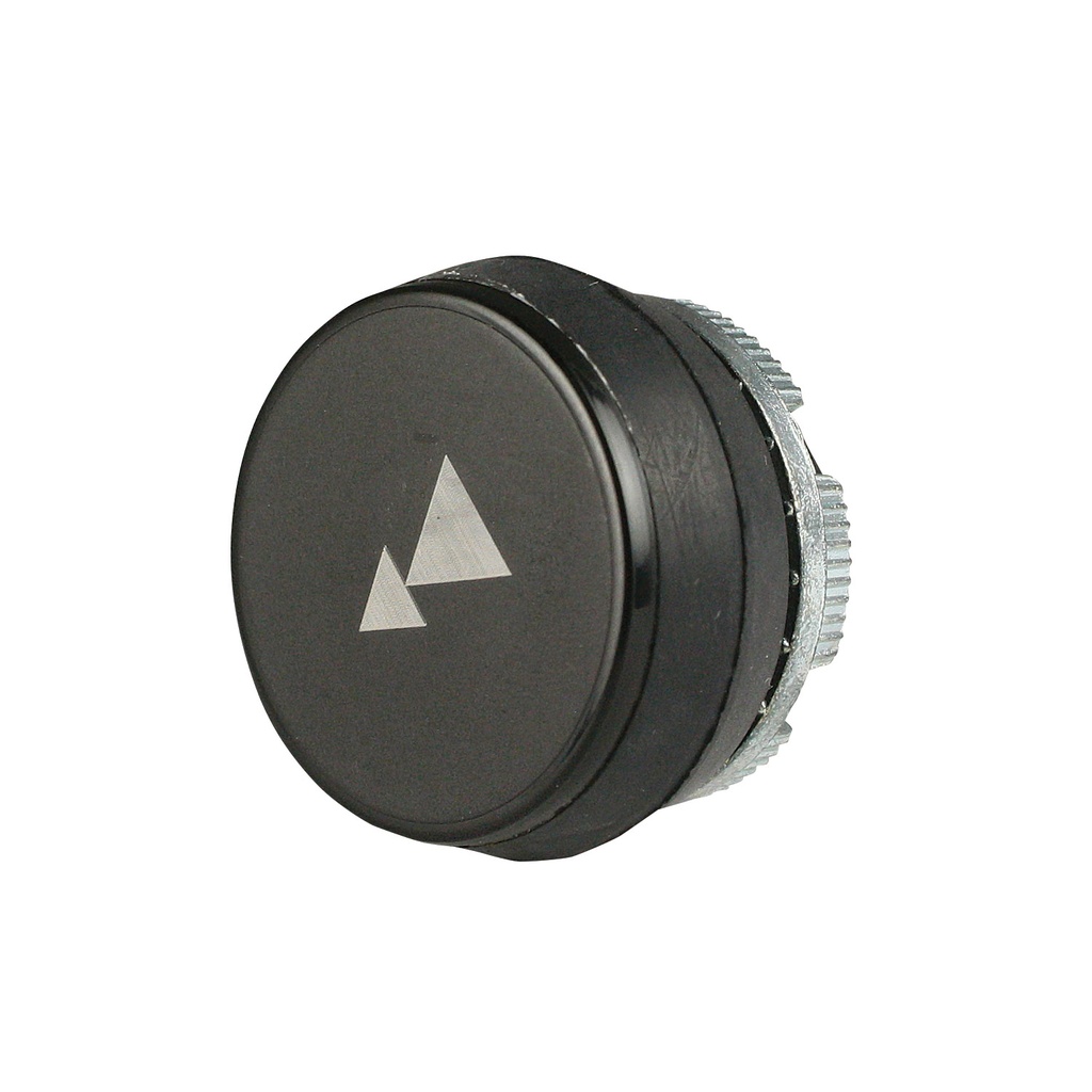 2 Speed Reverse Push Button for Pendant Stations, 22mm, Momentary, Black