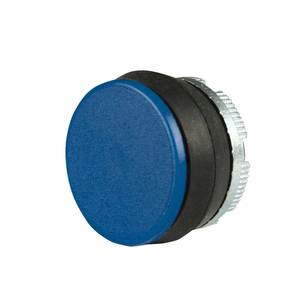 22mm Solid Blue Push Button | Compatible with P02, P03, PL, PLB & TLP Series Pendant Stations