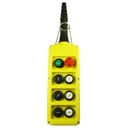 ASI PLB08/E Industrial Crane Pendant Station | Double Row, 8 Button, 16A Rated, IP65/NEMA4X,