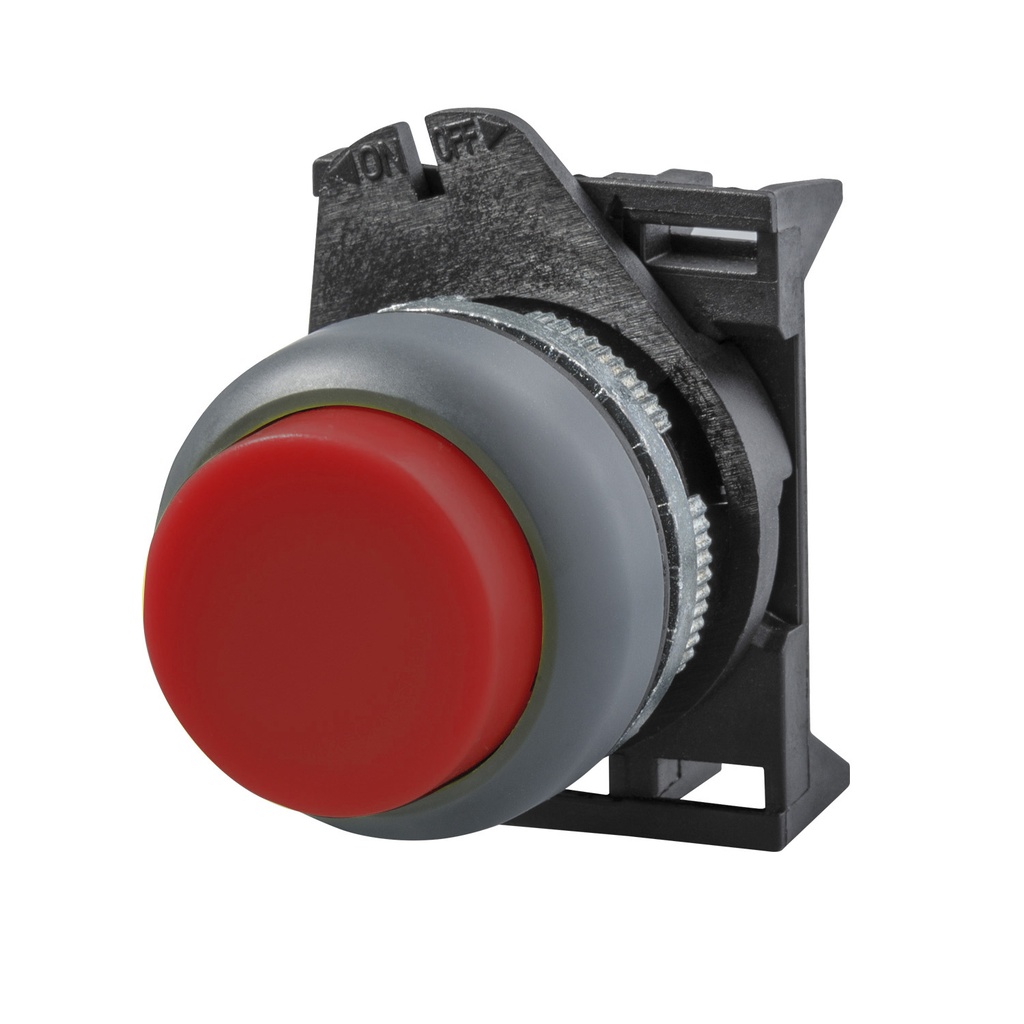 Red Illuminated Push Button Switch, 22mm Momentary Illuminated Push Button, Red, Extended, NEMA 4X