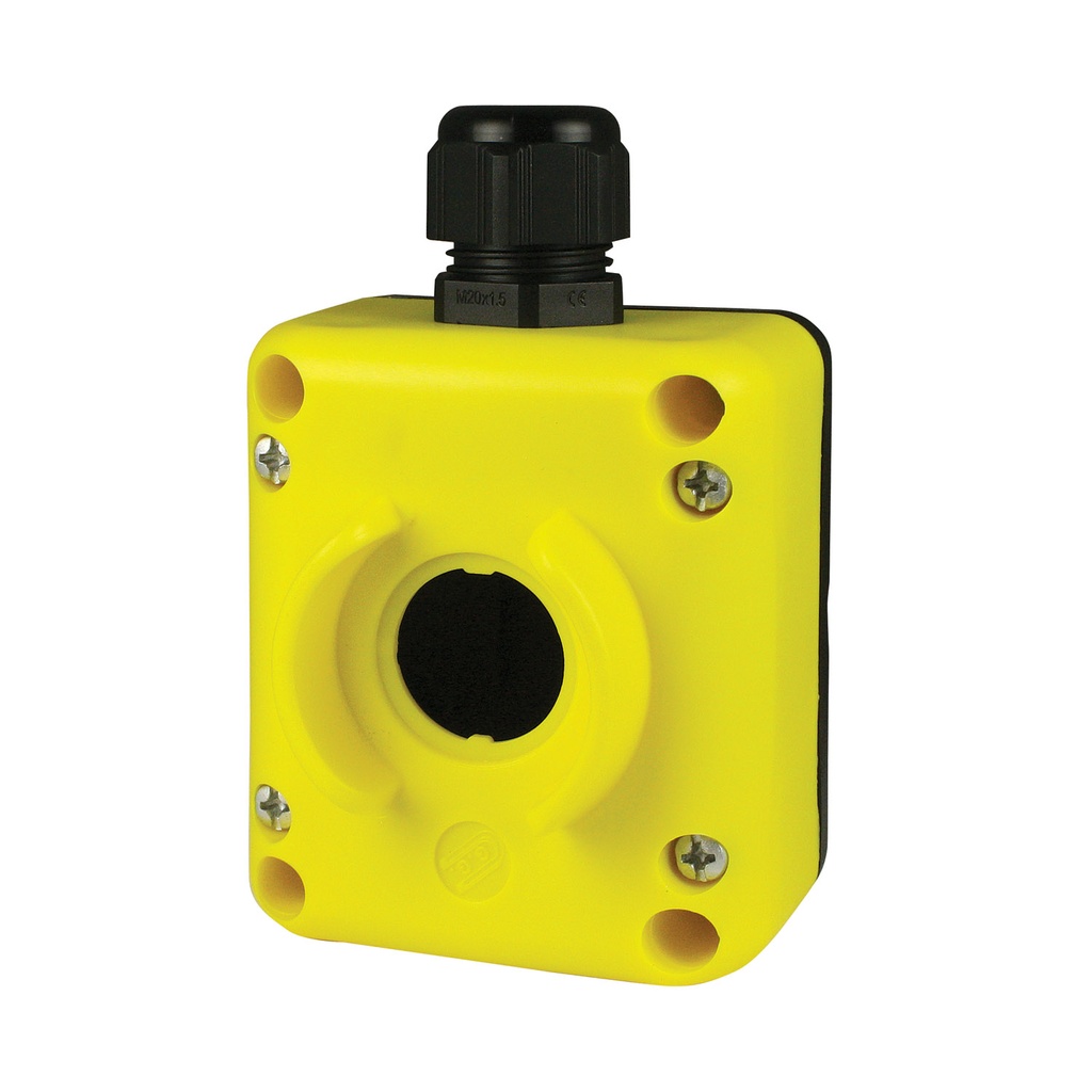 ASI TLP1K 1-Hole Control Station | NEMA 4 Enclosure | Cable Gland Included | Industrial Push Button Station