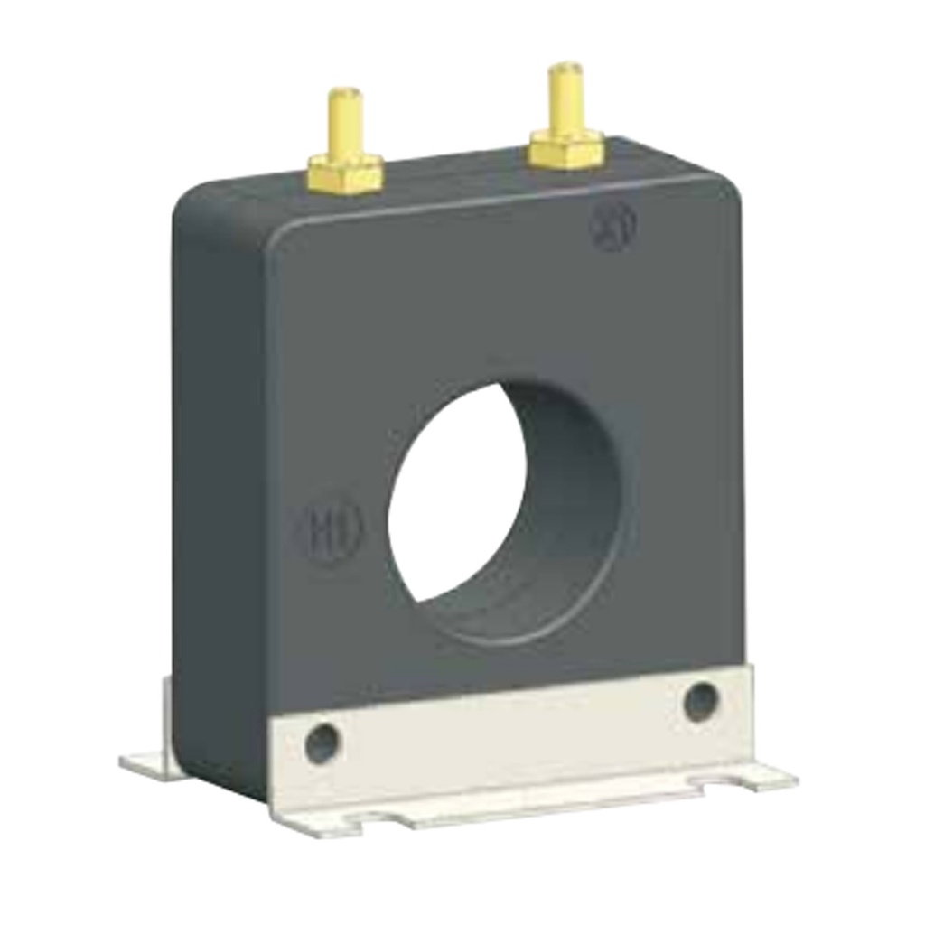 ANSI Current Transformer, 100:05 Ratio, 2.06 inch Aperture, 24 Inch Leads, Thru Mount