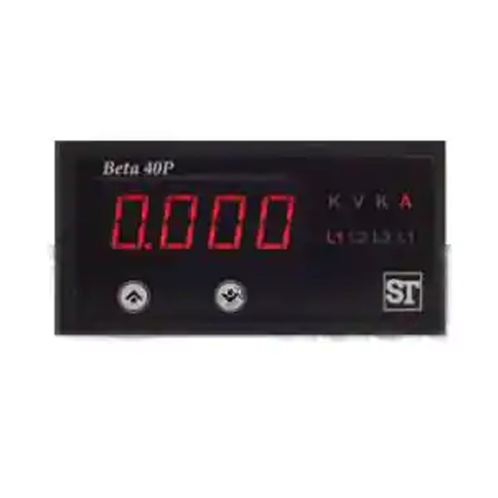 4 Digit LED Digital Panel Meter, 1 Pole, AC Ammeter, 5/1 A Input