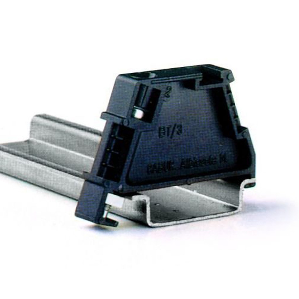 DIN Rail Stops for 35mm DIN Rail, Black, 