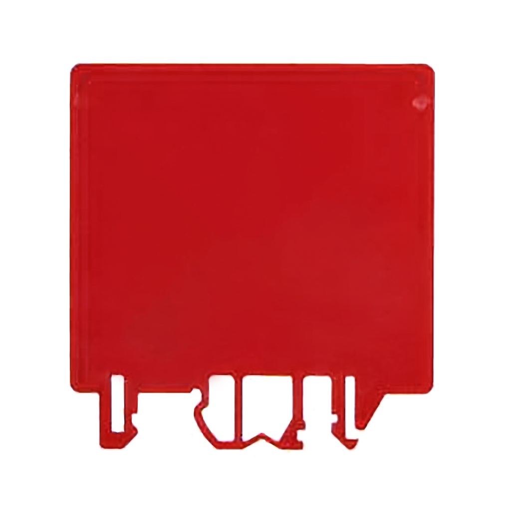 Red Terminal Block Partition Plate