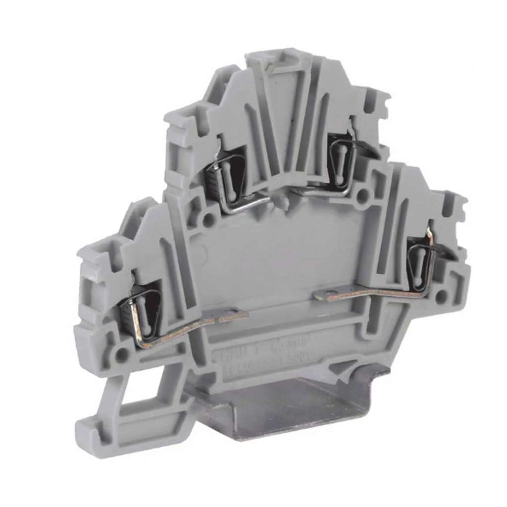 DIN Rail Spring Type Component Holder Terminal Block For Custom Config