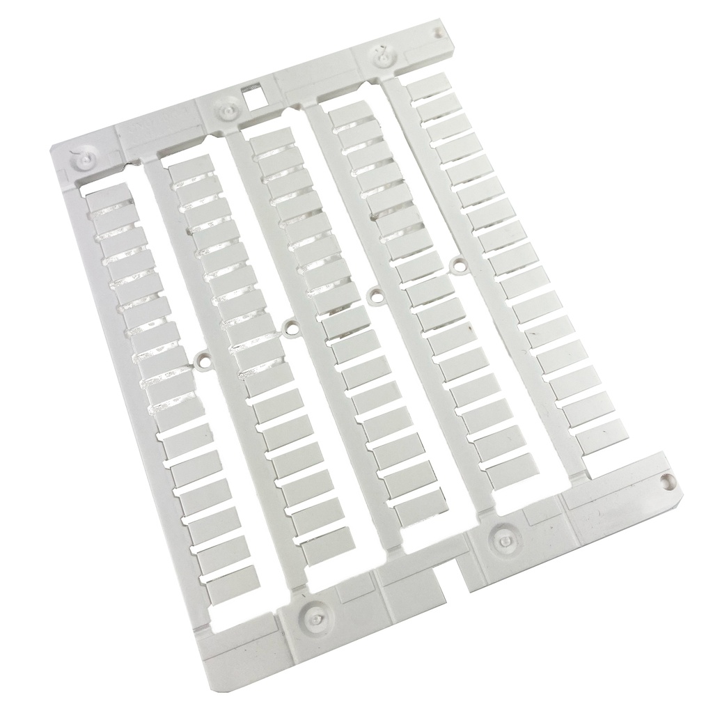 Universal Terminal Block Markers, 5.2mm spacing, 100 Markers per Card, 5 Cards