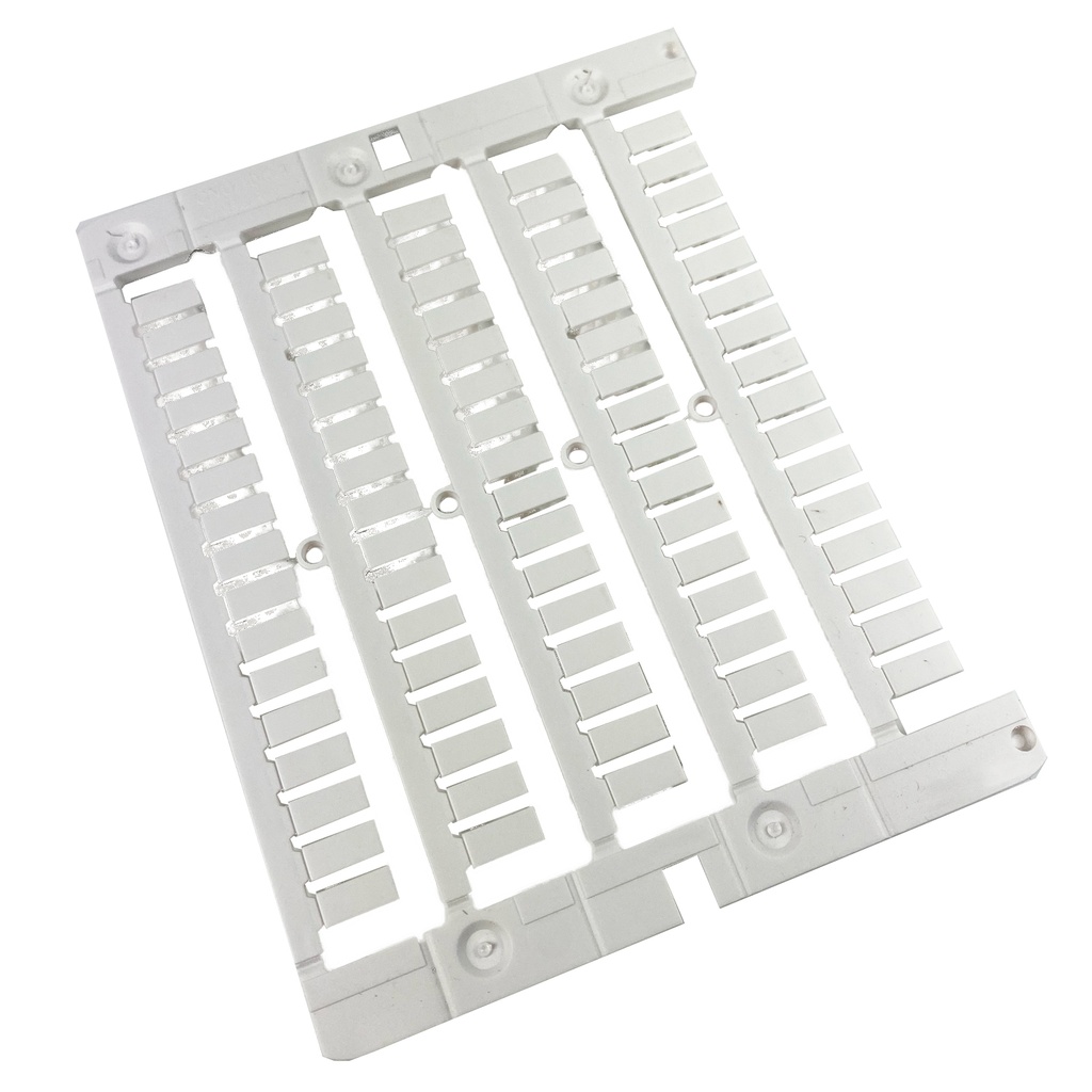 Universal Terminal Block Markers, 5.2mm spacing, 5 Cards (500 markers total)