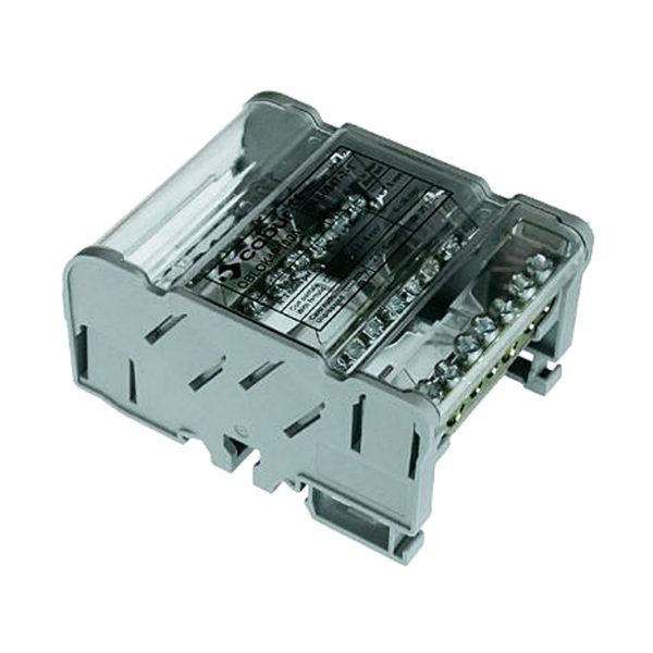 DIN Rail Power Distribution Busbar Module- 4 Busbar, 100 Amp