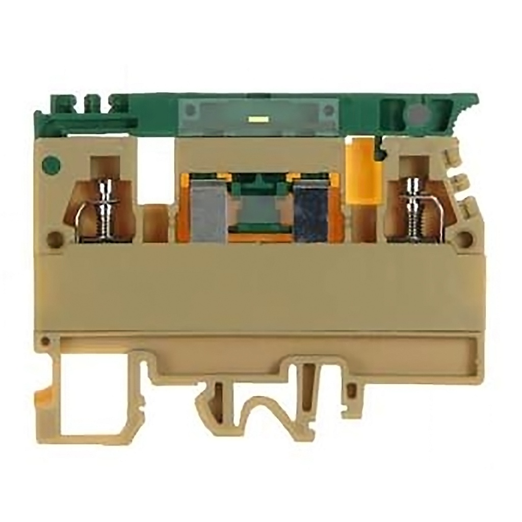 Fuse Terminal Block, DIN Rail Fuse Terminal Block With 230 Volt Blown Fuse Indication