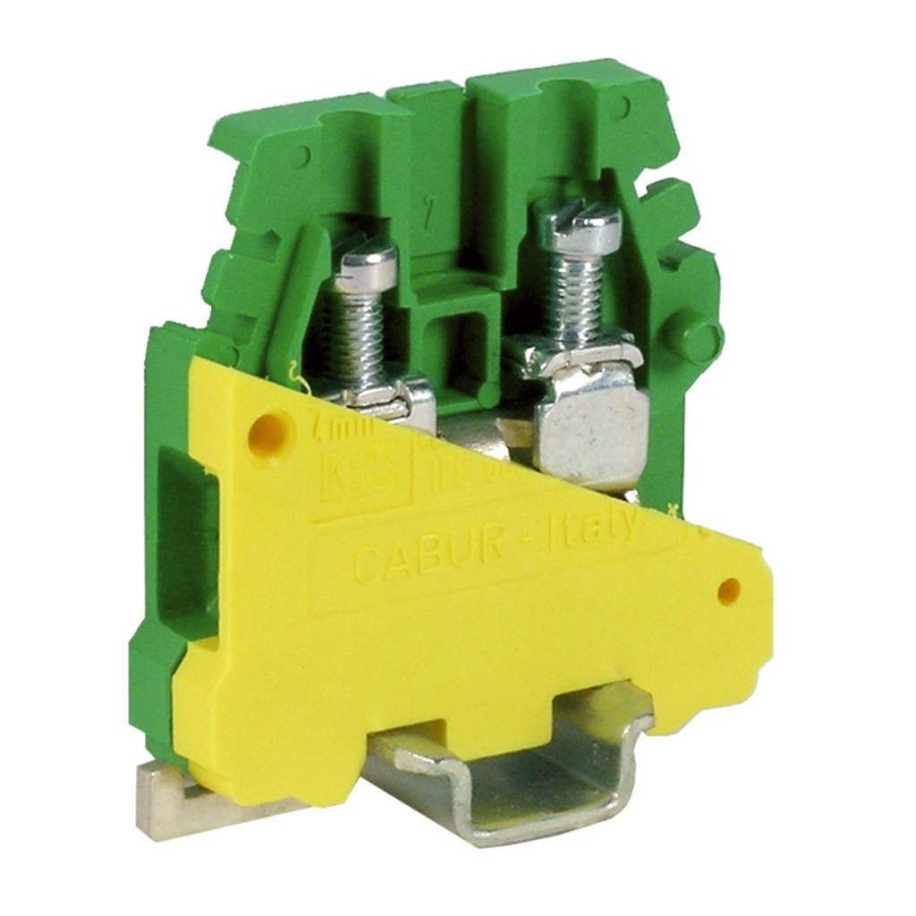 Ground Terminal Block For 15mm DIN Rail, Mini DIN Rail Terminal Block