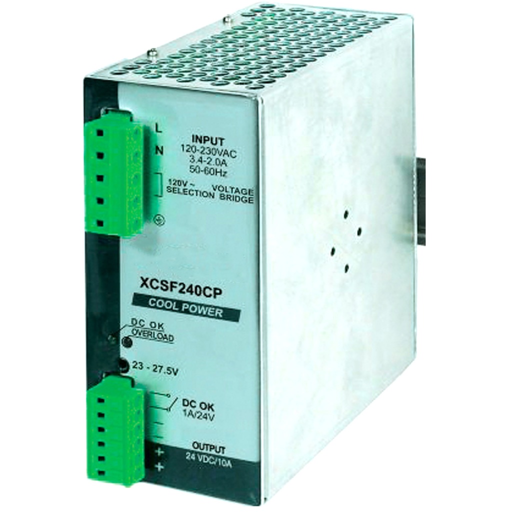 48V DC Din Rail Power Supply, 5A, 240W Output, 90-264Vac Input,