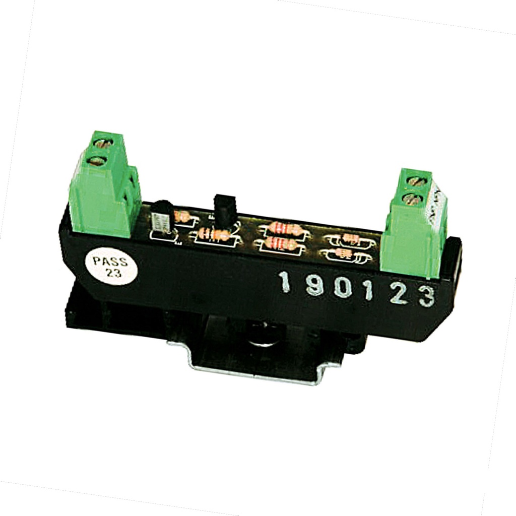 NPN to PNP And PNP to NPN Sensor Logic Signal Converter, DIN Rail Mount, 12mm Wide, 24V DC In