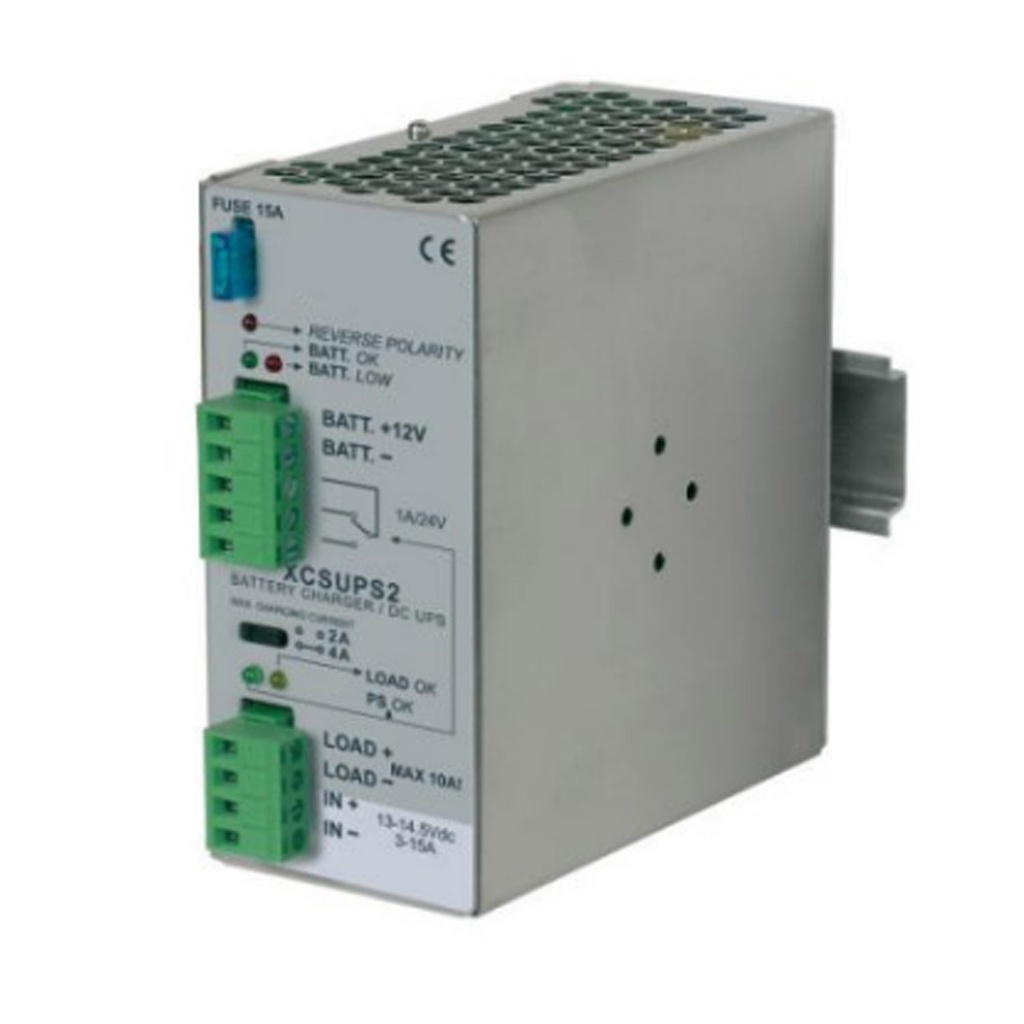 24V DC UPS, Uninterruptable Power Supply, Lead-Acid Batteries, DIN Rail Mounted