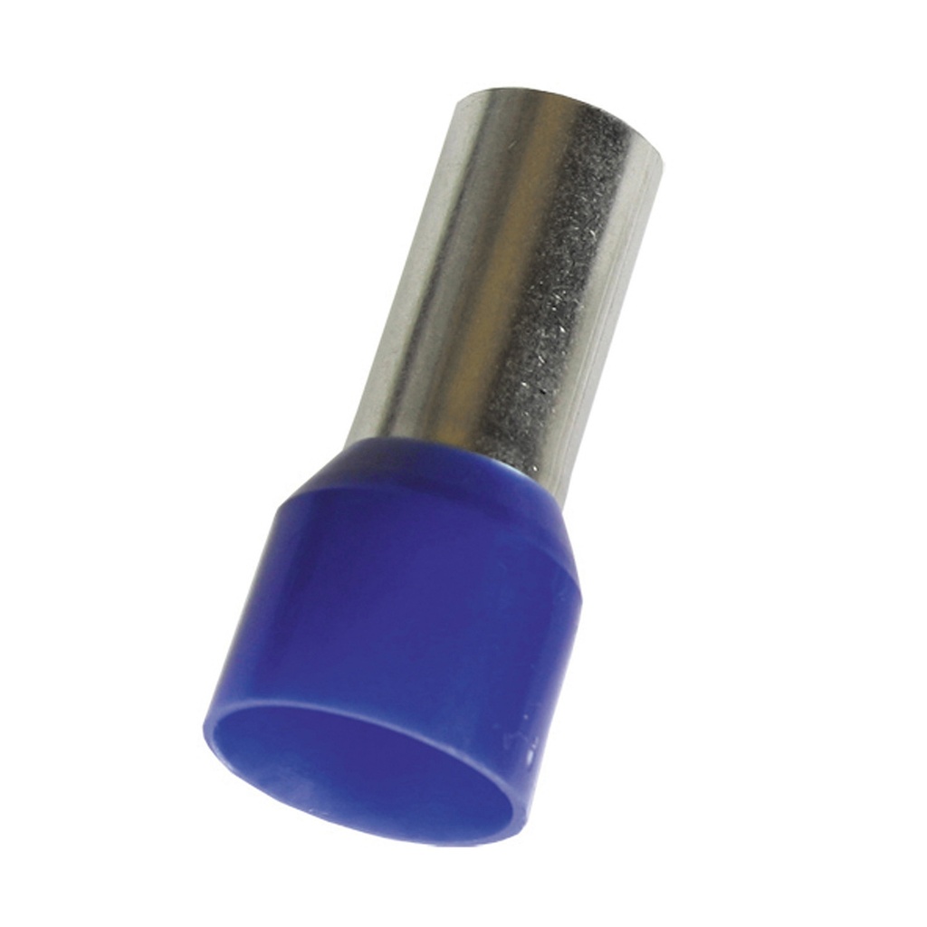 1/0 AWG Single Wire Ferrule, Insulated Ferrule, Blue