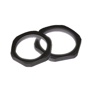 PG7 Nylon Locking Nut, Black, without collar