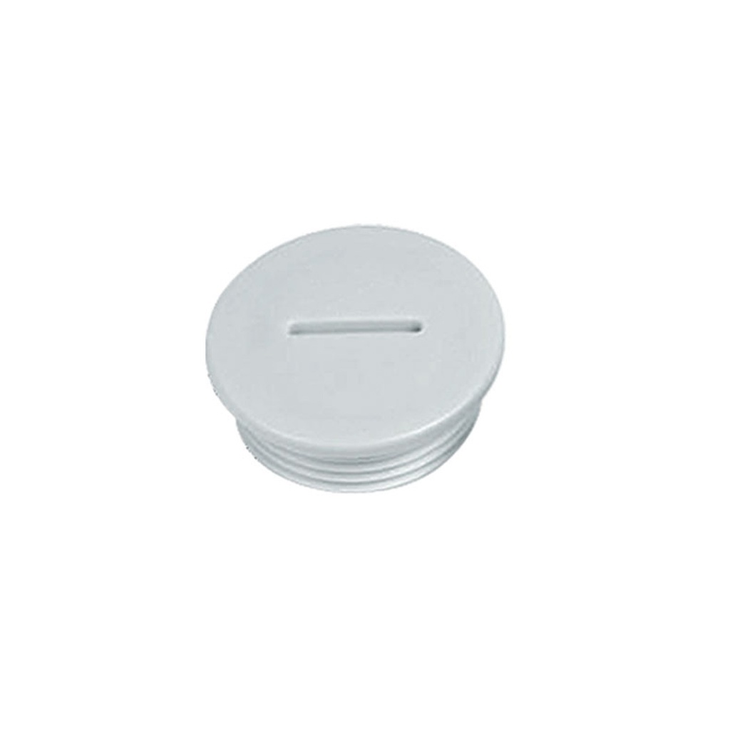 Polystyrene PS Entry Plugs, Light Gray, M25x1.5 Thread, Mounting hole: 30mm