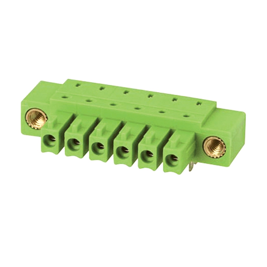 3.5 mm Pitch Printed Circuit Board (PCB) Terminal Block Horizontal Header, 10 position