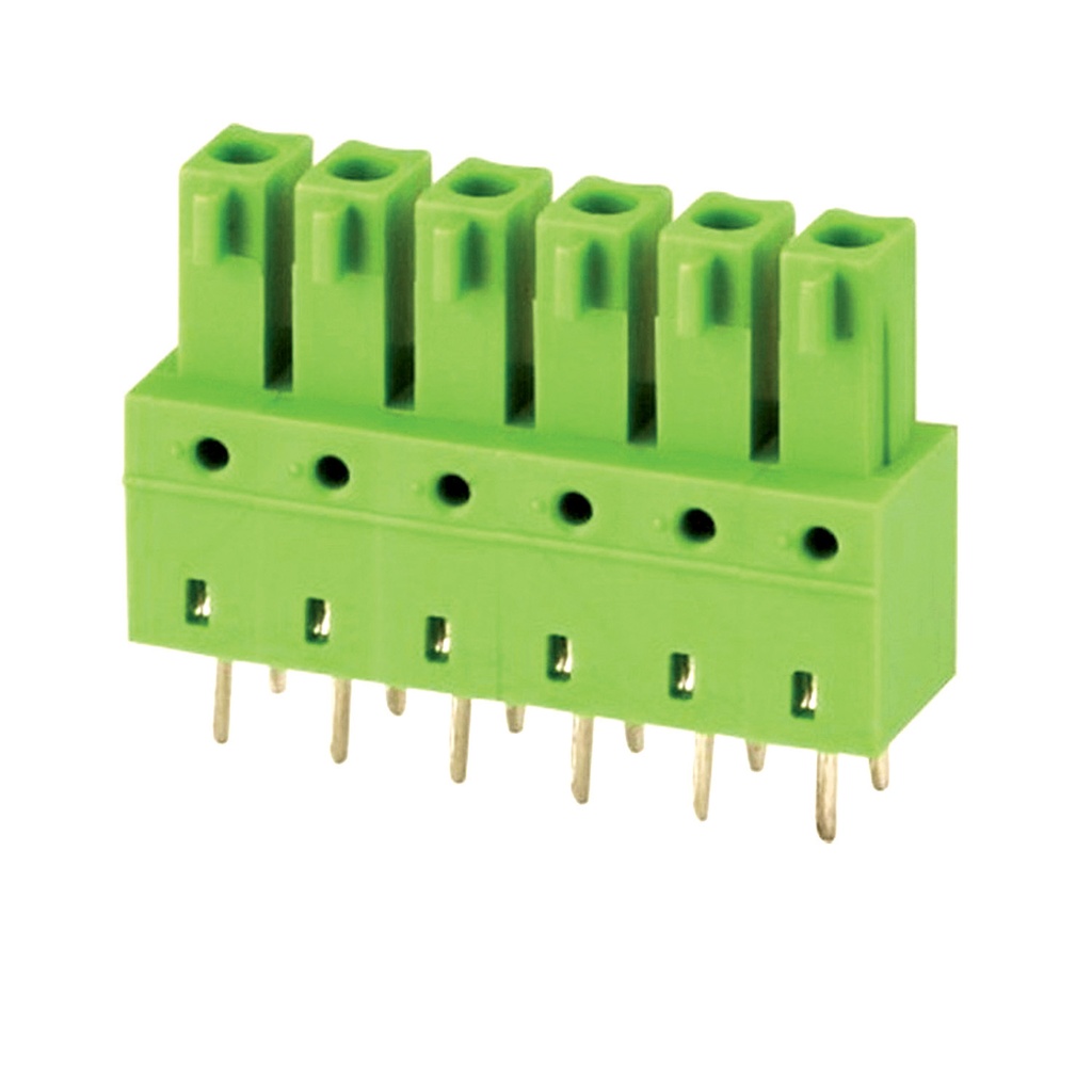 3.5 mm Pitch Printed Circuit Board (PCB) Terminal Block Vertical Header, 13 position