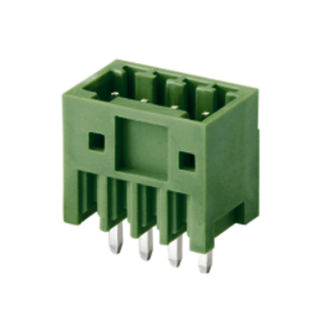 2.5 mm Pitch Printed Circuit Board (PCB) Terminal Block Vertical Header, 3 Position