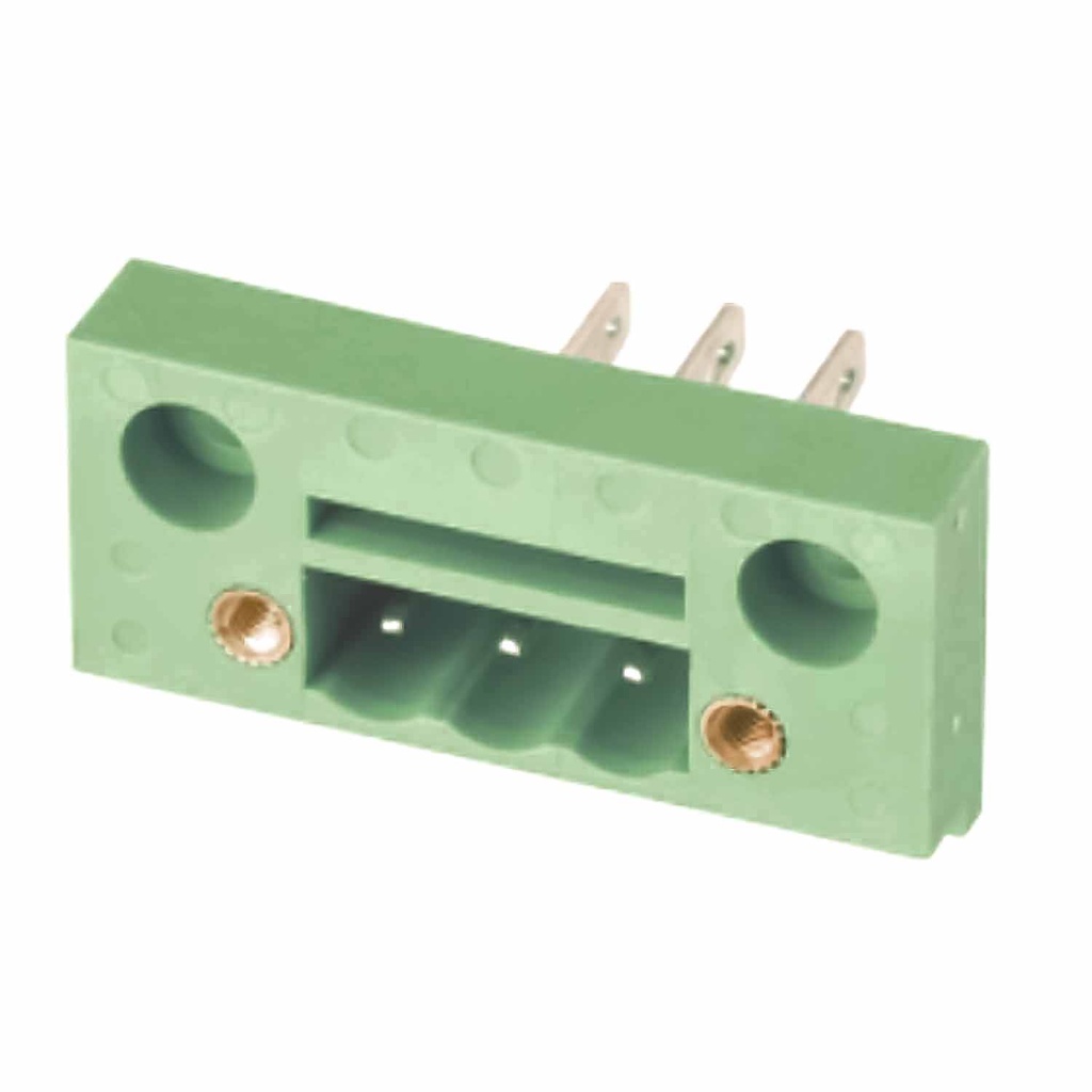 5.08 mm Pin Spacing Terminal Block Connector  Through Panel  Header, 10 Position